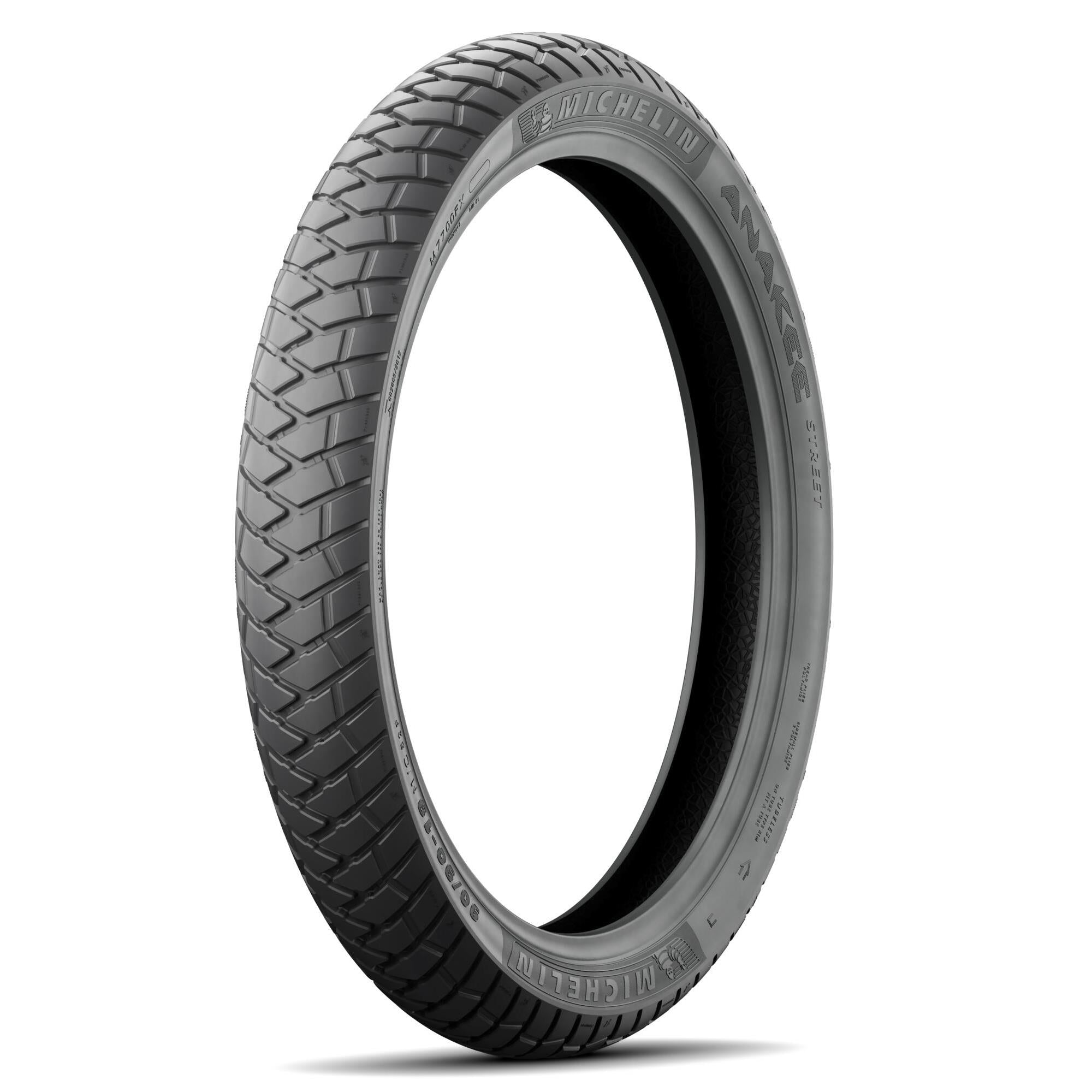 Llanta Doble Proposito Michelin 90/90 21 ANAKEE STREET 54T Delantera TL