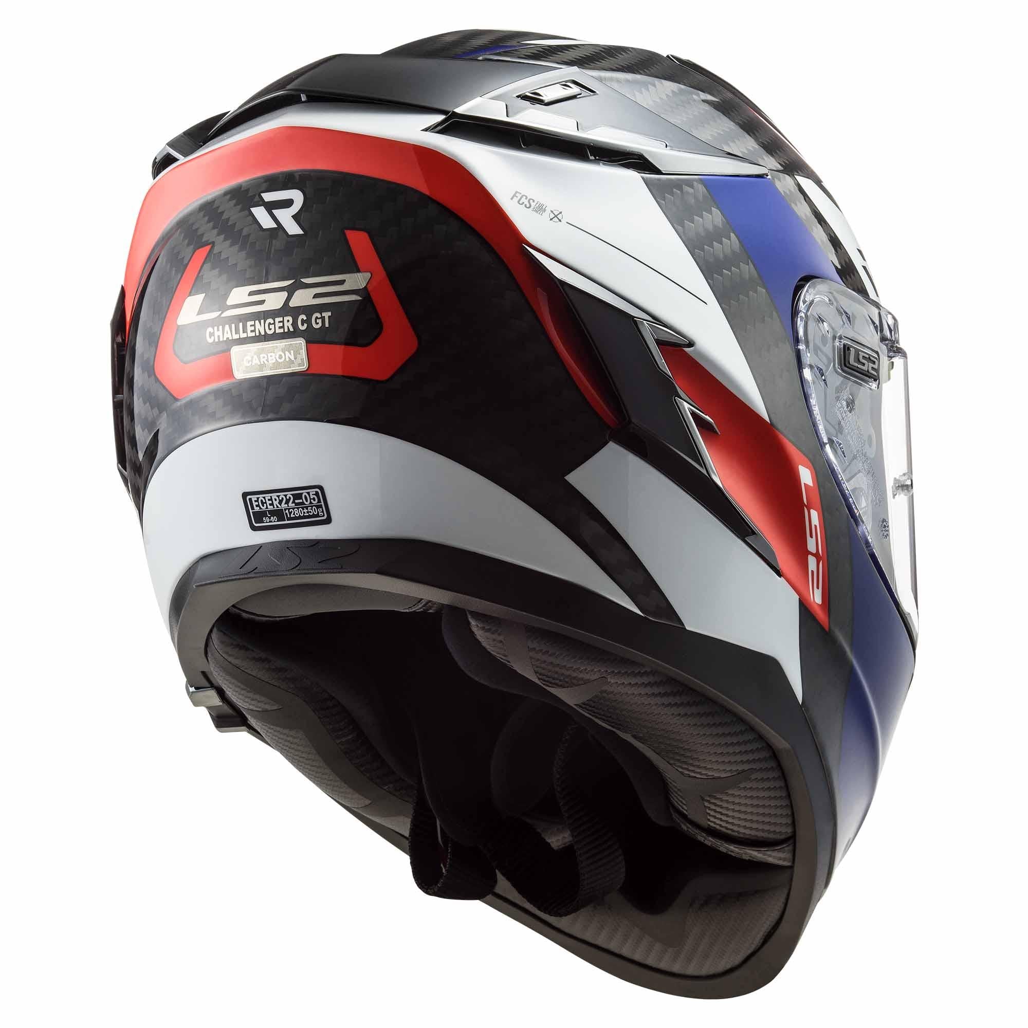 Casco Cerrado LS2 Challenger CT2 Alloy Blanco / Azul / Rojo FF327