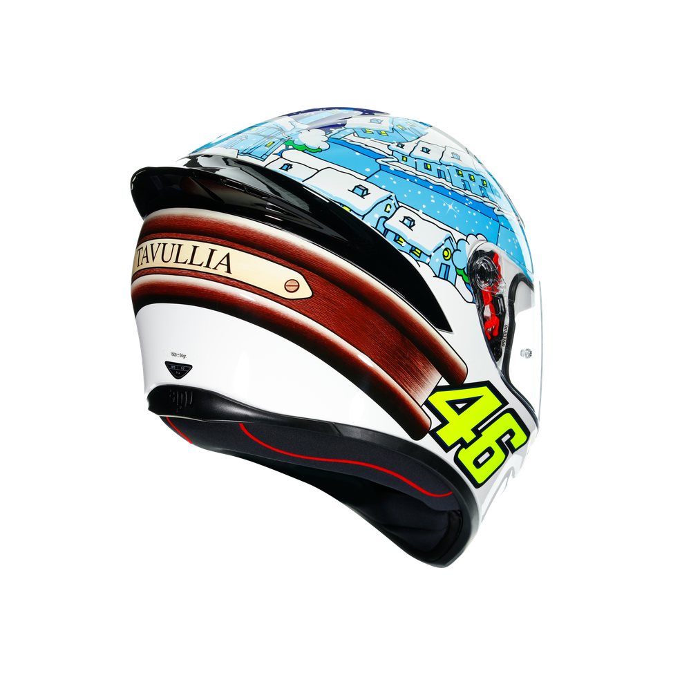 Casco Cerrado AGV K1 E2206 Top Rossi Winter Test 2017