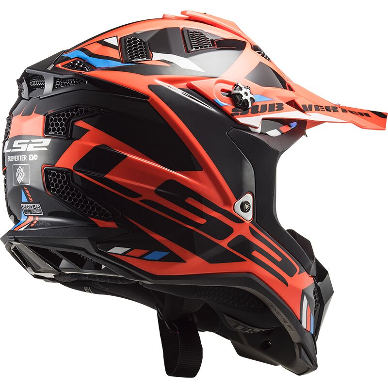 Casco Cross LS2 Subverter Stomp Naranja MX700