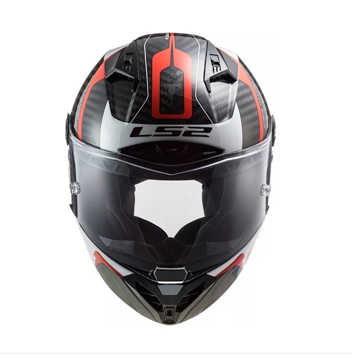 Casco Cerrado LS2 Thunder C Racing 1 Rojo / Blanco FF805