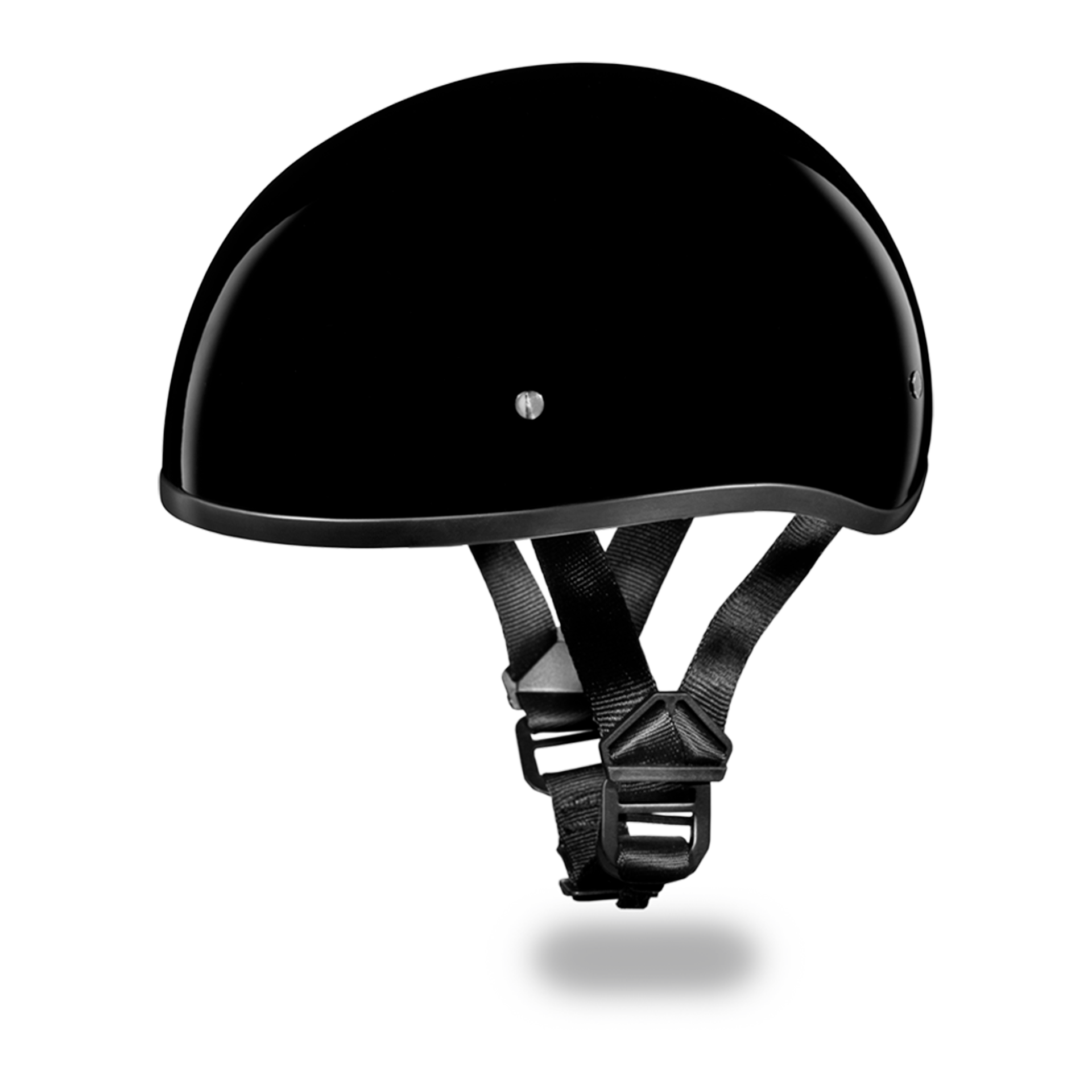 Casco Abierto Daytona Helmets Skull Cap D.O.T. - Negro Brillante