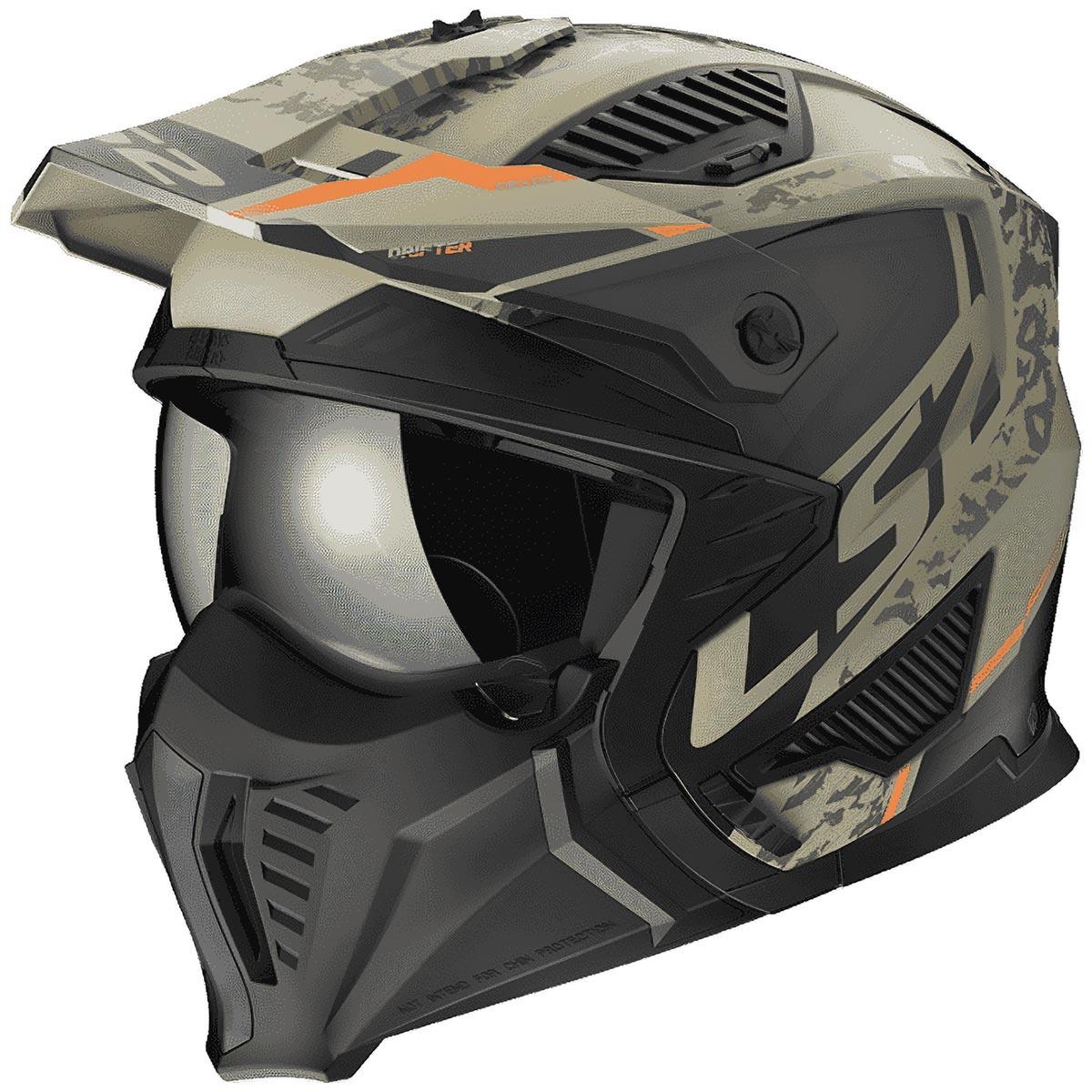 Casco Cross City LS2 Drifter Devor Arena Mate OF606