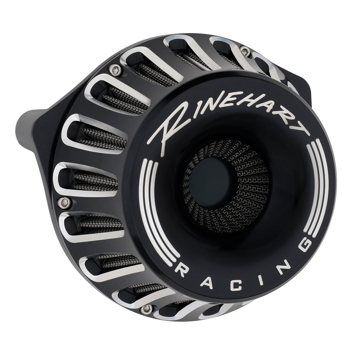 Filtro de Aire Rinehart Racing Negro Moto Series Inverted para Harley Davidson '88-'24 Sportster