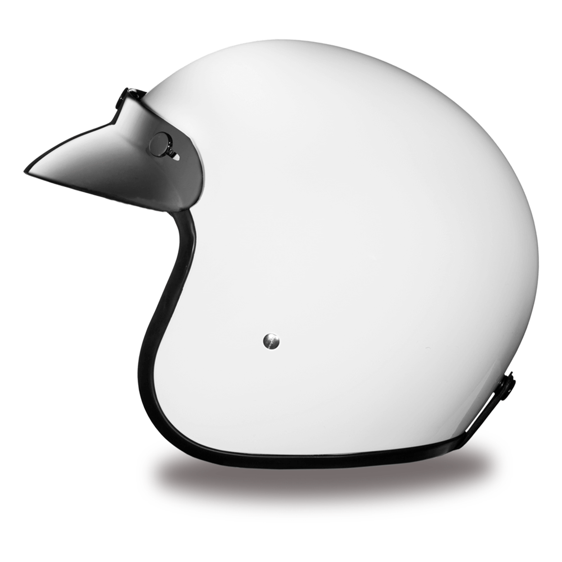 Casco Abierto Daytona Helmets Cruiser D.O.T. - Blanco Brillante