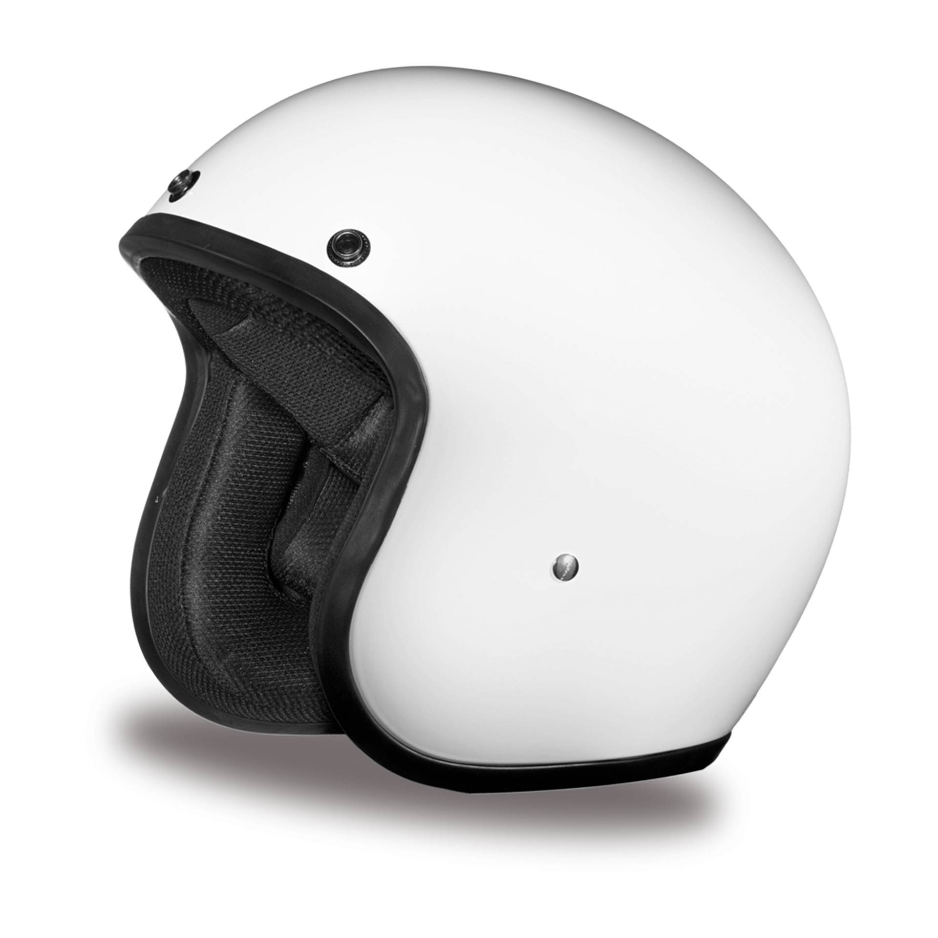 Casco Abierto Daytona Helmets Cruiser D.O.T. - Blanco Brillante