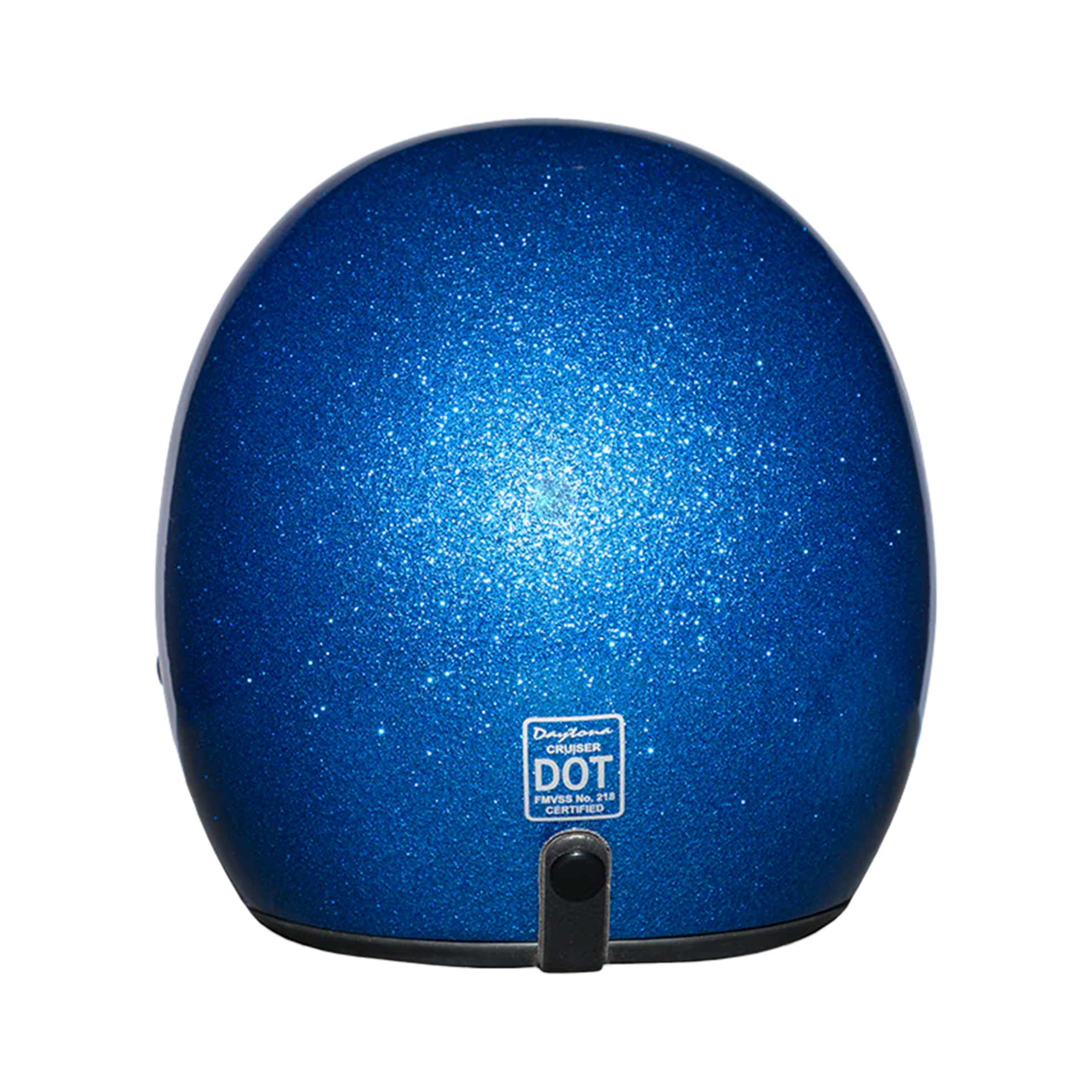 Casco Abierto Daytona Helmets Cruiser D.O.T. - Azul Escarcha Metálico