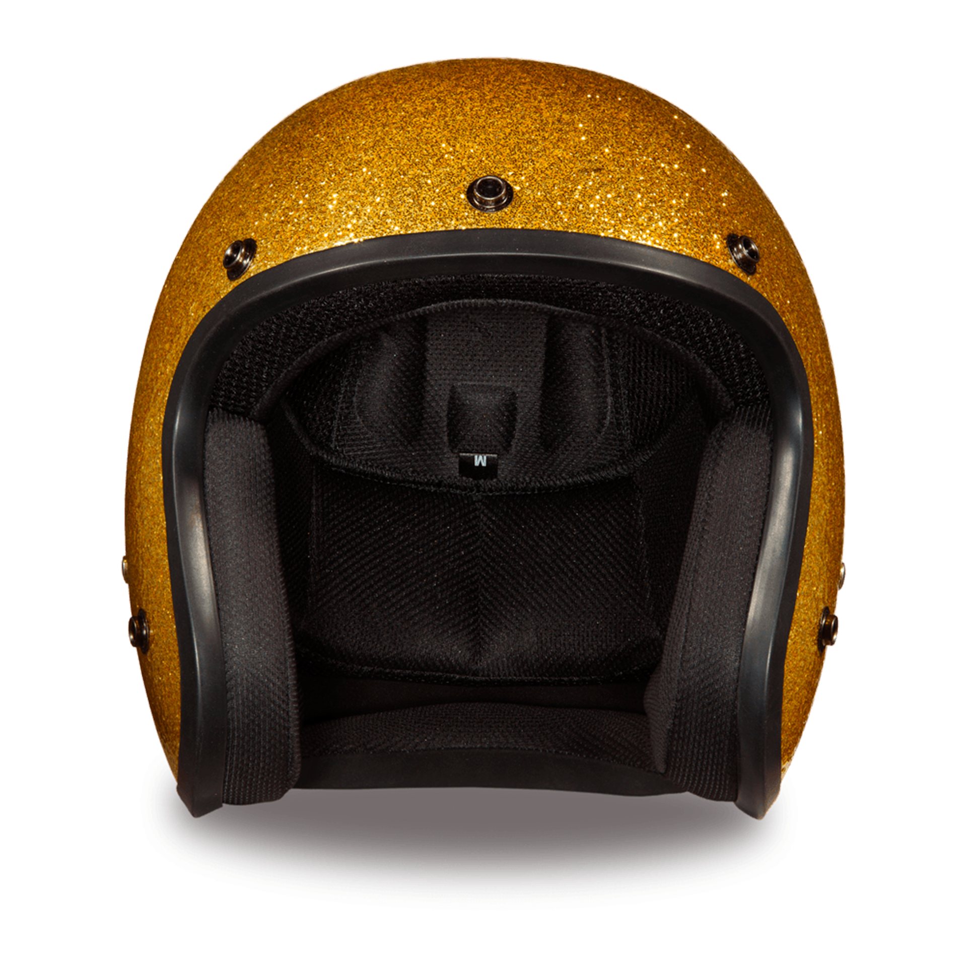 Casco Abierto Daytona Helmets Cruiser D.O.T. - Dorado Escarcha Metálico