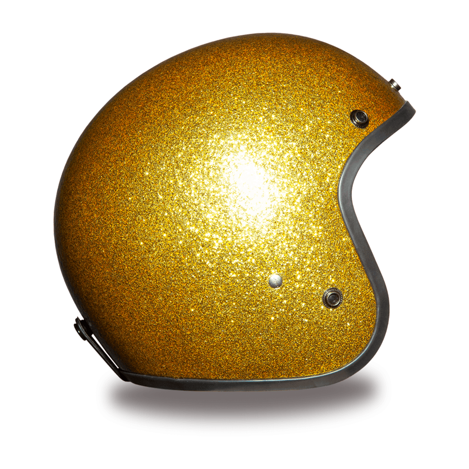 Casco Abierto Daytona Helmets Cruiser D.O.T. - Dorado Escarcha Metálico
