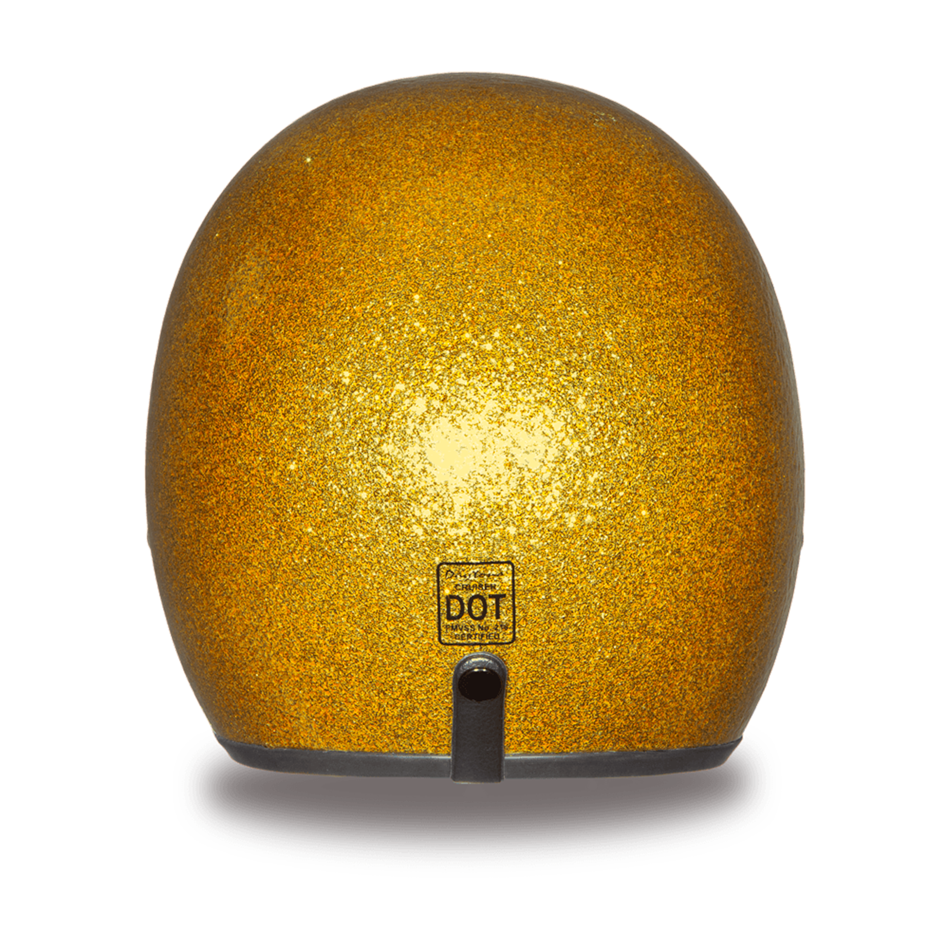 Casco Abierto Daytona Helmets Cruiser D.O.T. - Dorado Escarcha Metálico