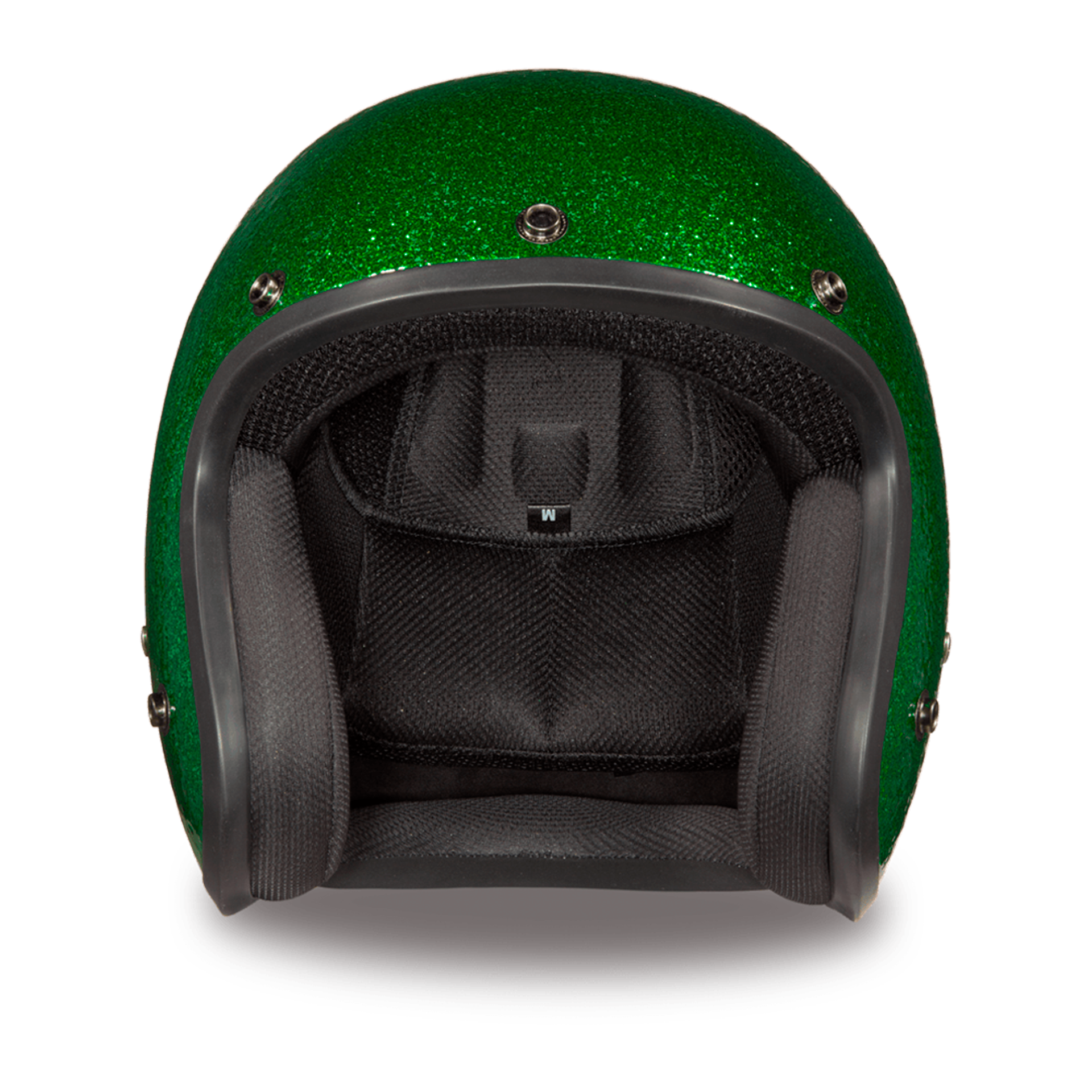Casco Abierto Daytona Helmets Cruiser D.O.T. - Verde Escarcha Metálico
