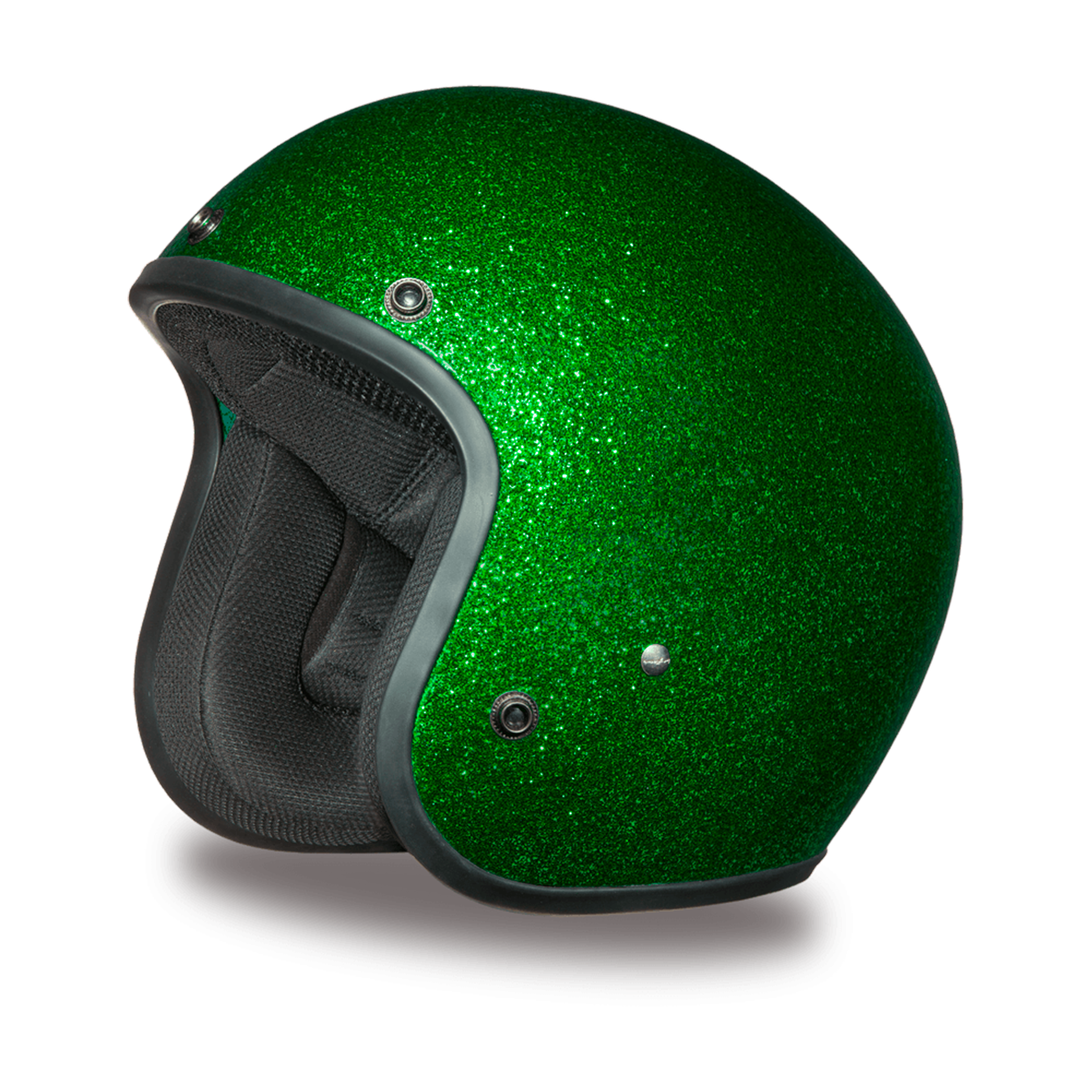 Casco Abierto Daytona Helmets Cruiser D.O.T. - Verde Escarcha Metálico