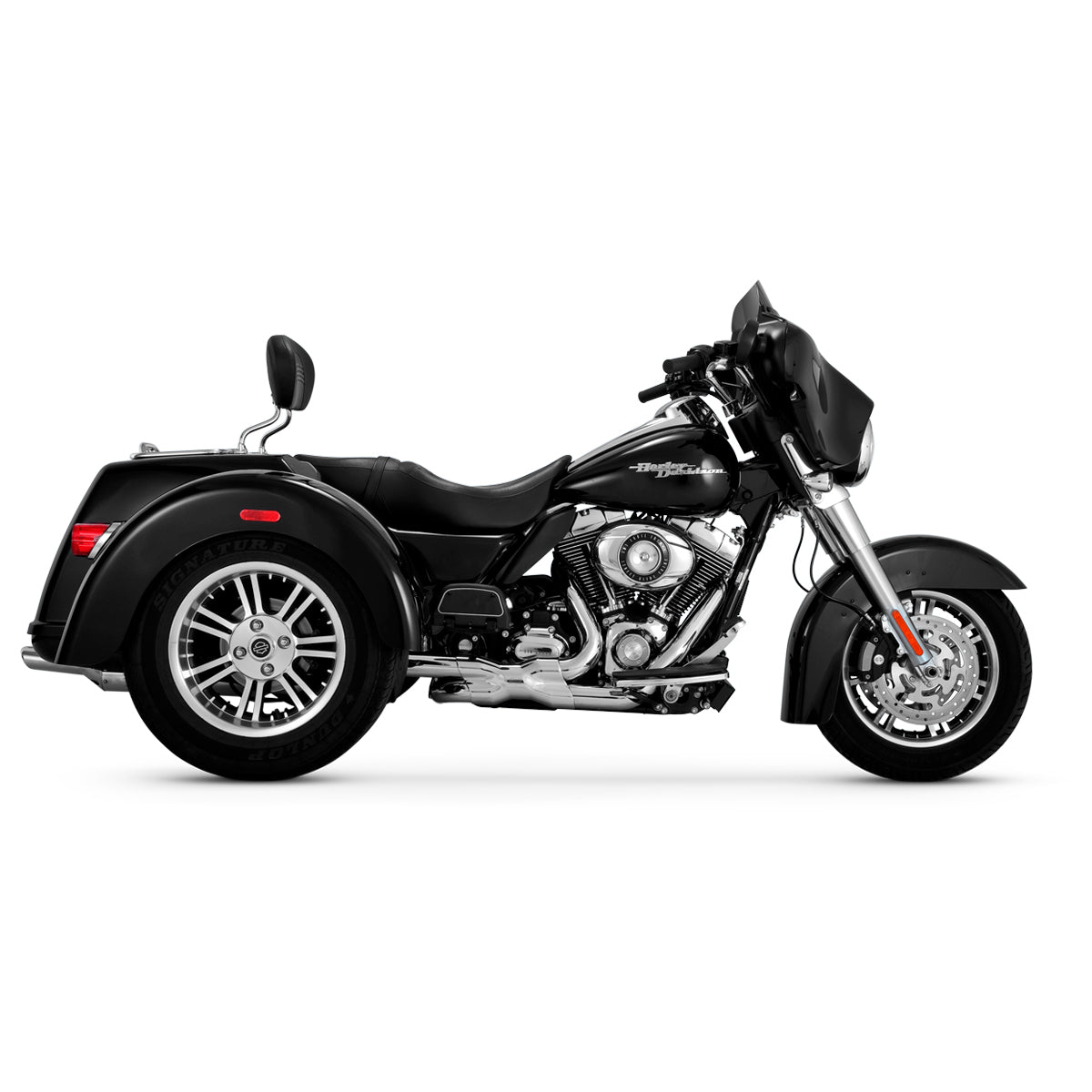 Escape Vance & Hines Trike Deluxe Slip Ons para Harley Davidson '09-'24 Tri Glide (Colas)