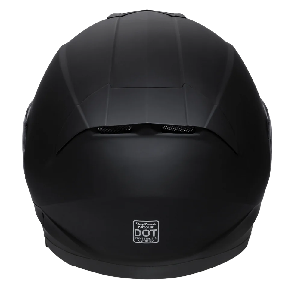 Casco Cerrado Detour Daytona Helmets - Negro Mate (D.O.T.)