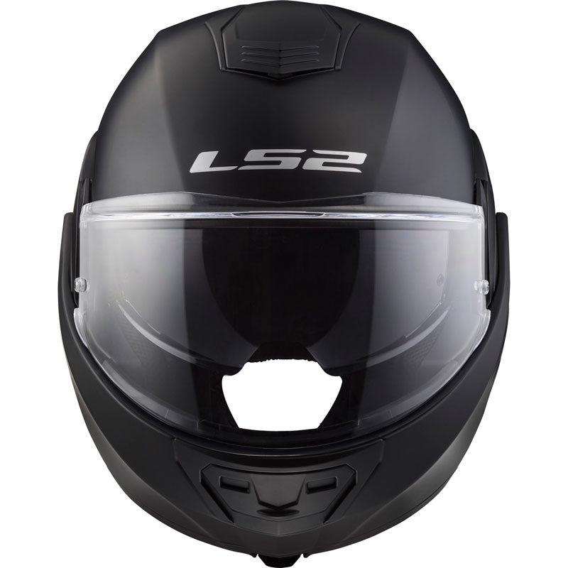 Casco Abatible LS2 Valiant 180 Degrees Solid Negro Mate FF399