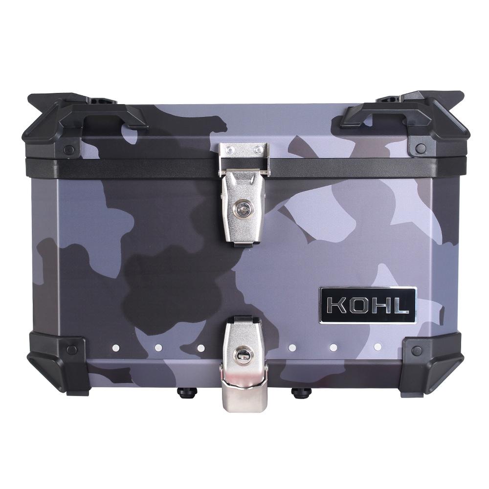 Baul Trasero Motocicleta Kohl KH5N Negro Camo 50 Lts