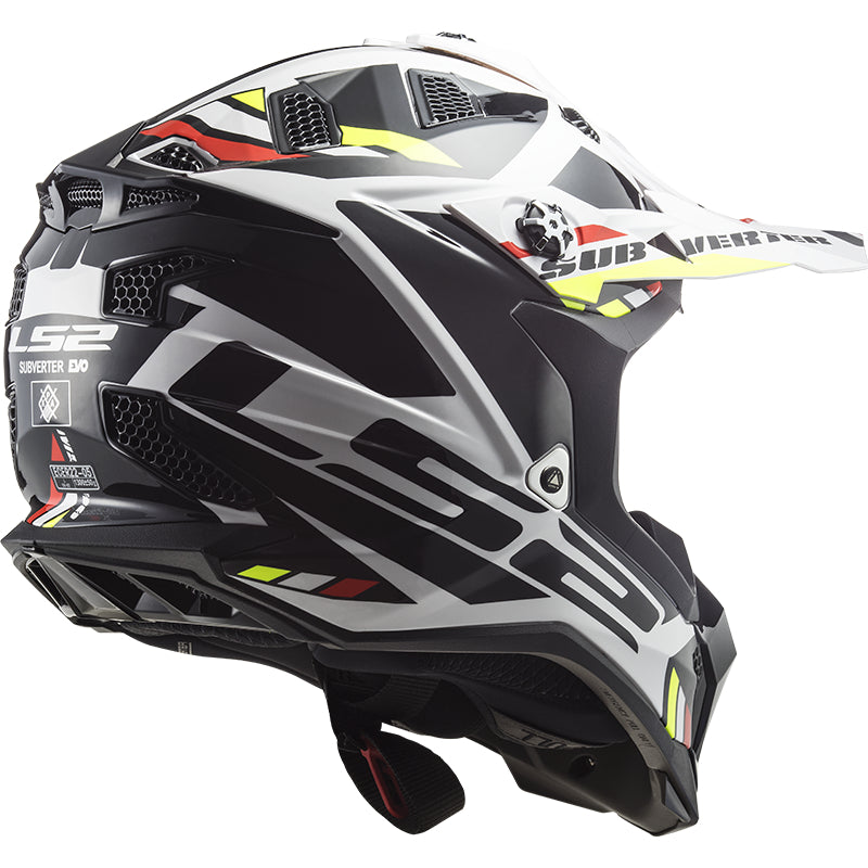 Casco Cross LS2 Subverter Stomp Blanco / Negro MX701