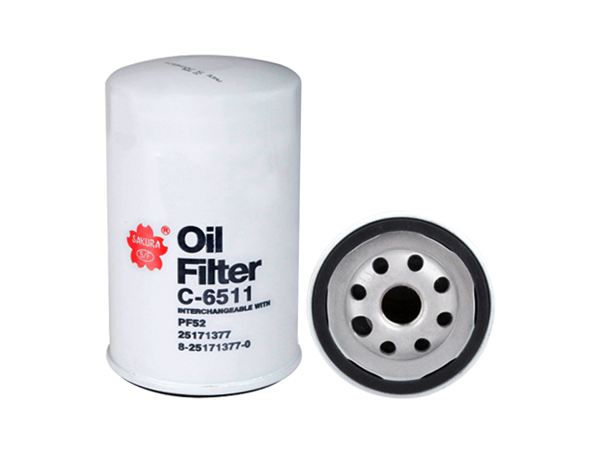 Sakura Filtro de Aceite C-6511 para Chevrolet E Isuzu