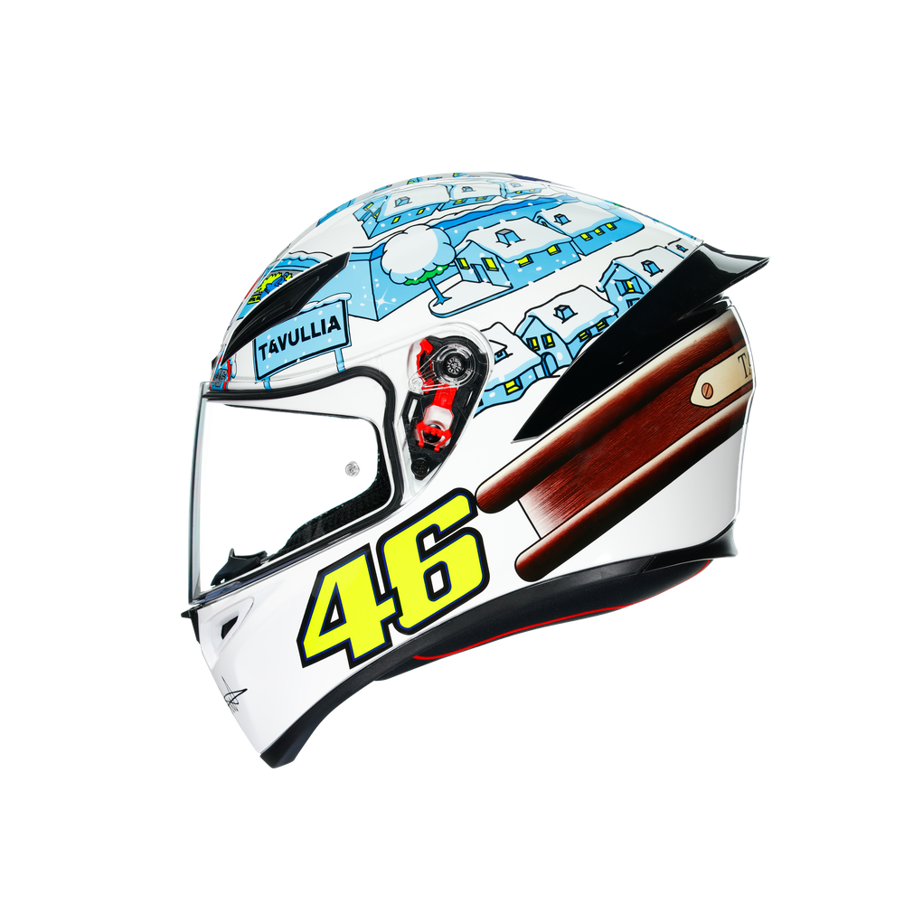 Casco Cerrado AGV K1 E2206 Top Rossi Winter Test 2017