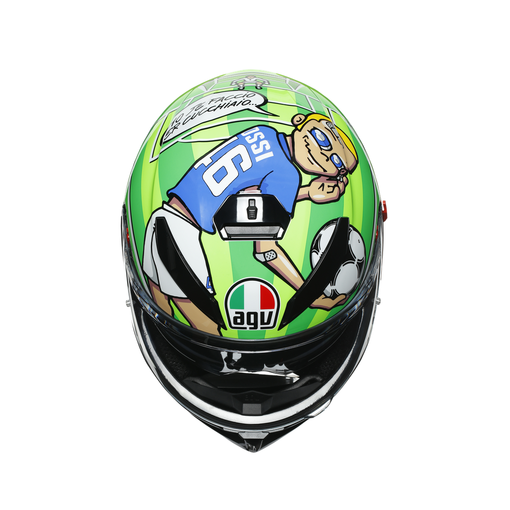 Casco Cerrado AGV K3 SV E2205 Top Rossi Mugello 2017