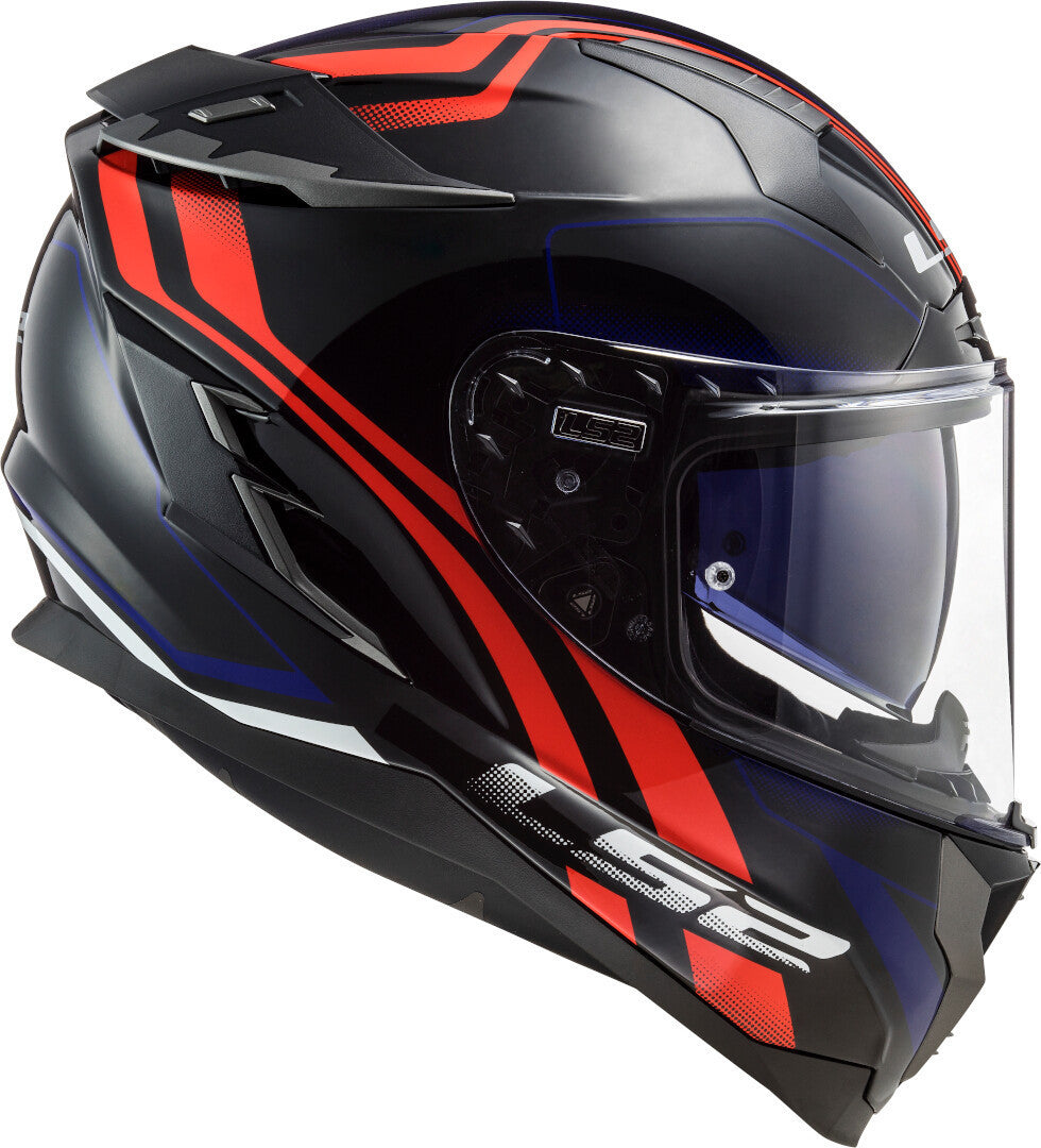 Casco Cerrado LS2 Challenger Propeller Rojo / Azul FF327