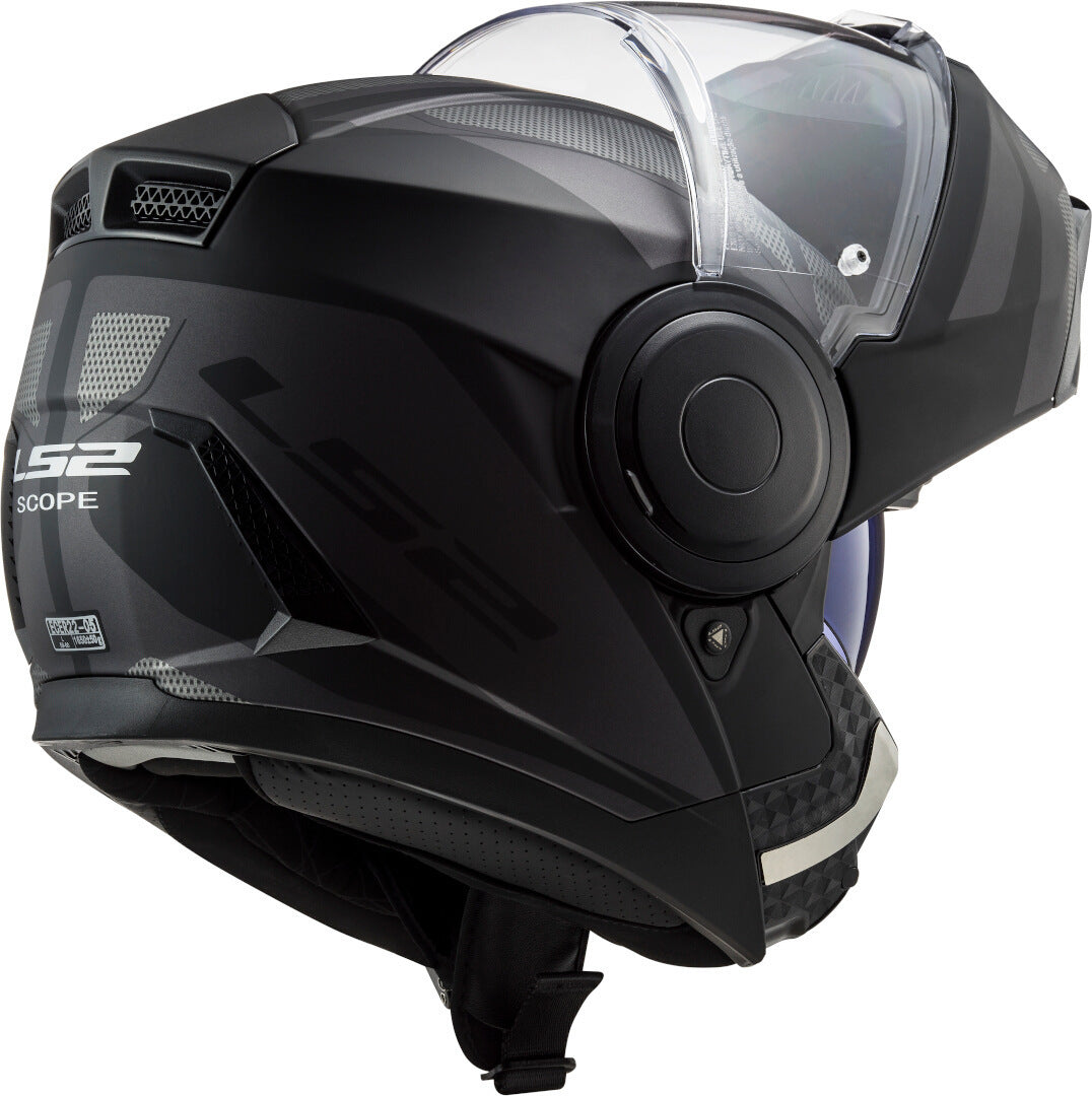 Casco Abatible LS2 Scope Axis Negro Titanium FF902