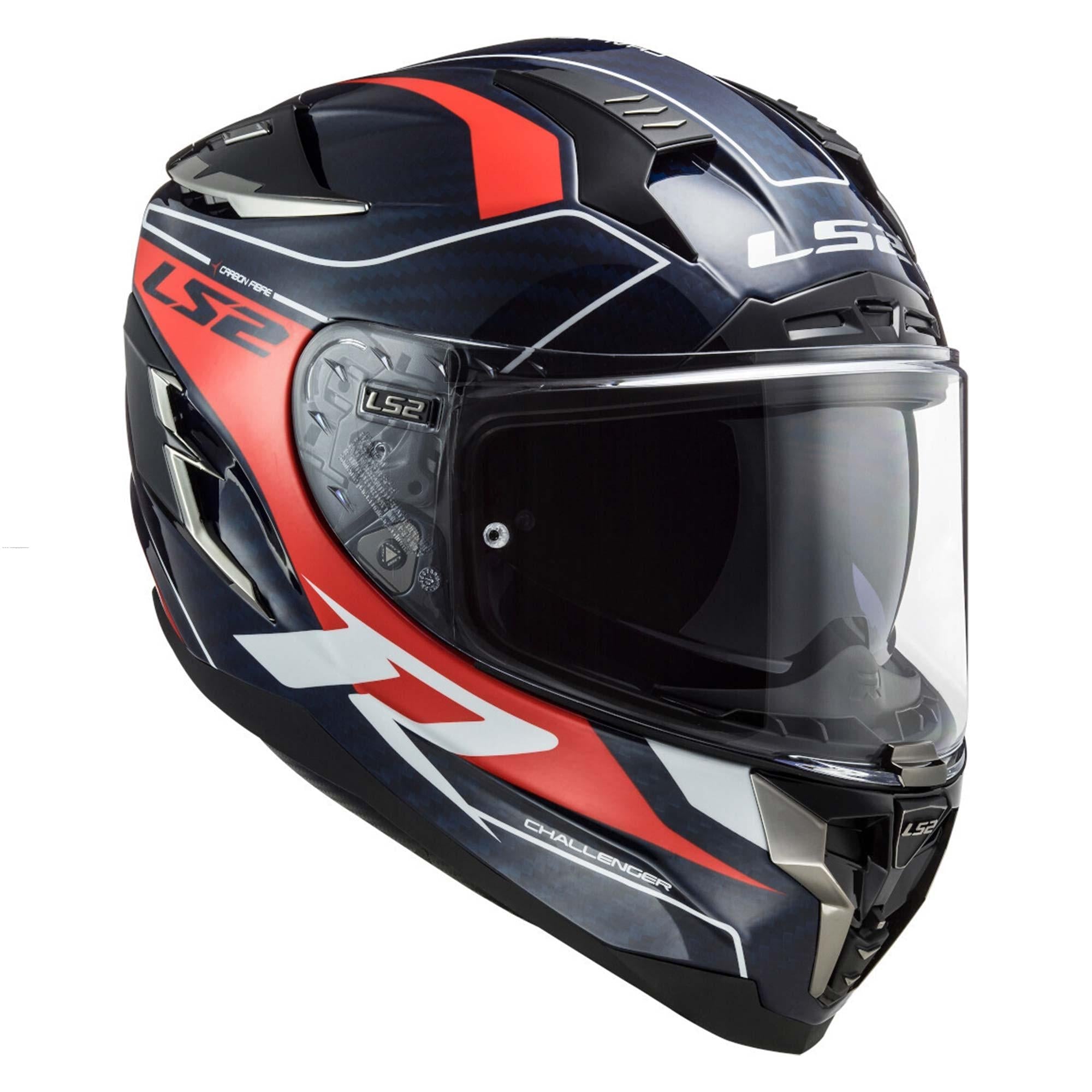 Casco Cerrado LS2 Challenger CT2 Grid Azul / Rojo FF327