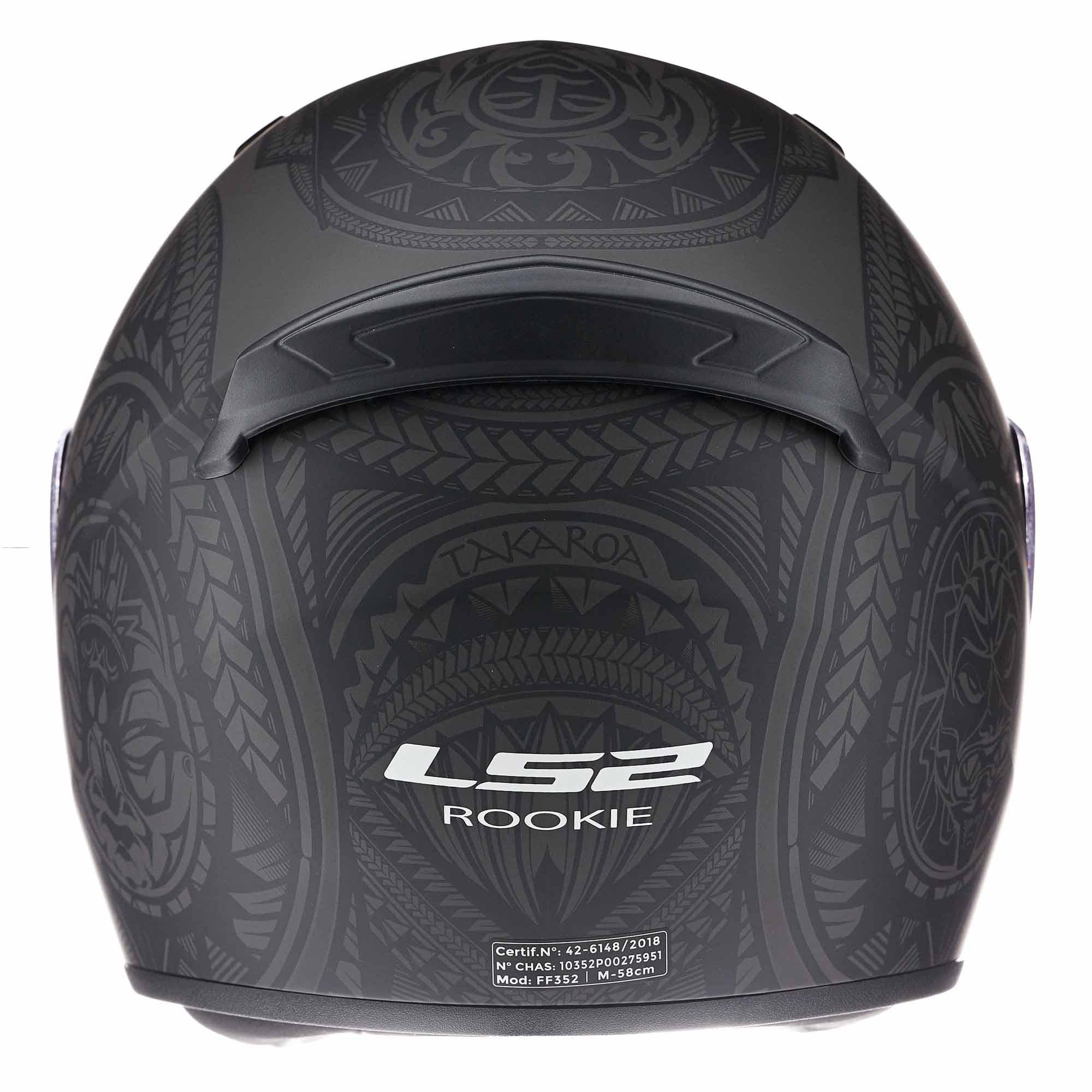 Casco Cerrado LS2 Rookie Takaroa Negro Mate FF352