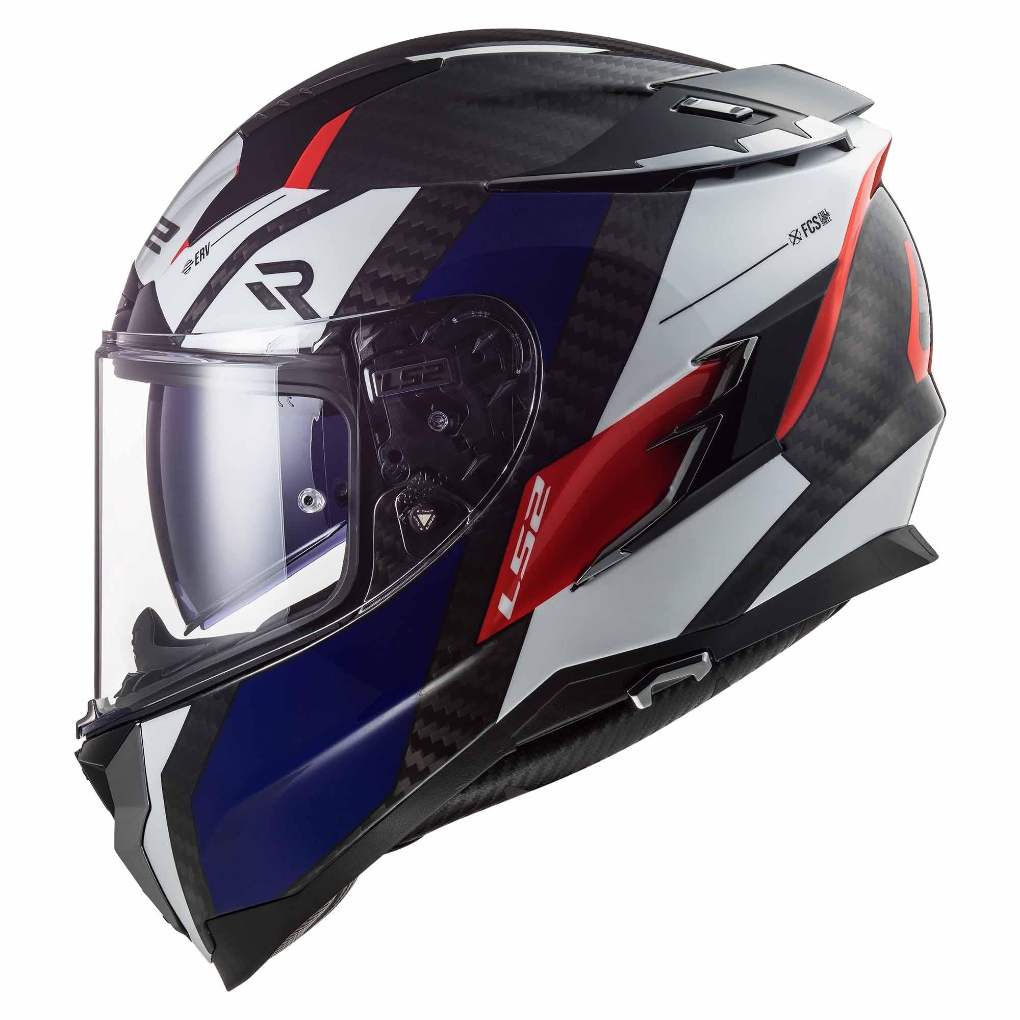 Casco Cerrado LS2 Challenger CT2 Alloy Blanco / Azul / Rojo FF327