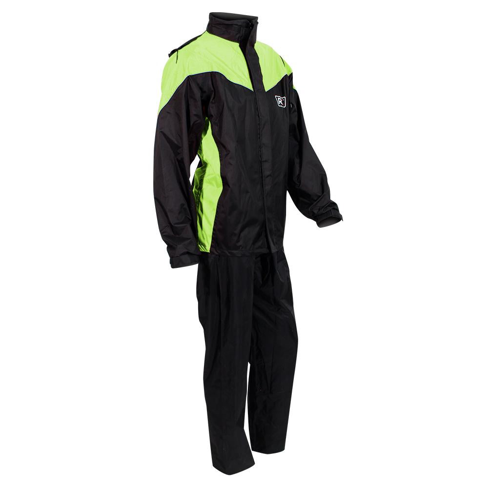 Impermeable R7 Racing Premium Negro & Amarillo