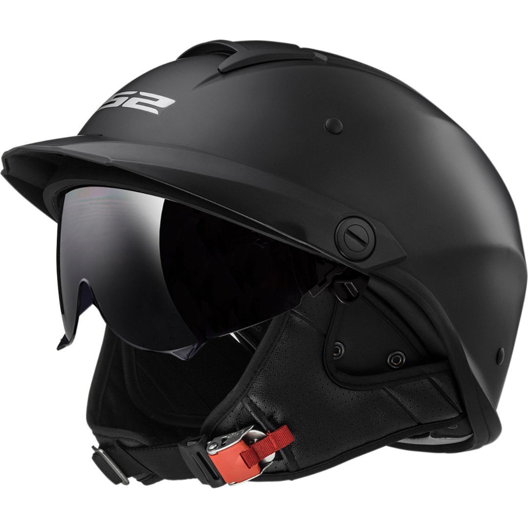 Casco Abierto LS2 Rebellion Negro Mate HH590