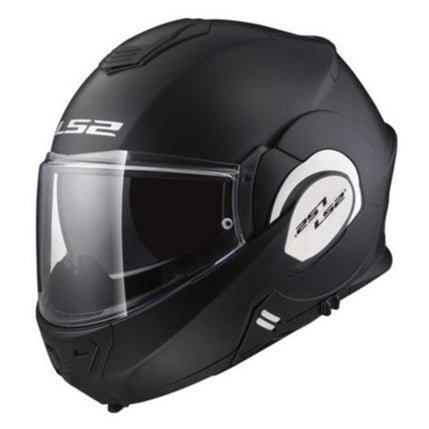 Casco Abatible LS2 Valiant 180° Solid Negro Mate FF399