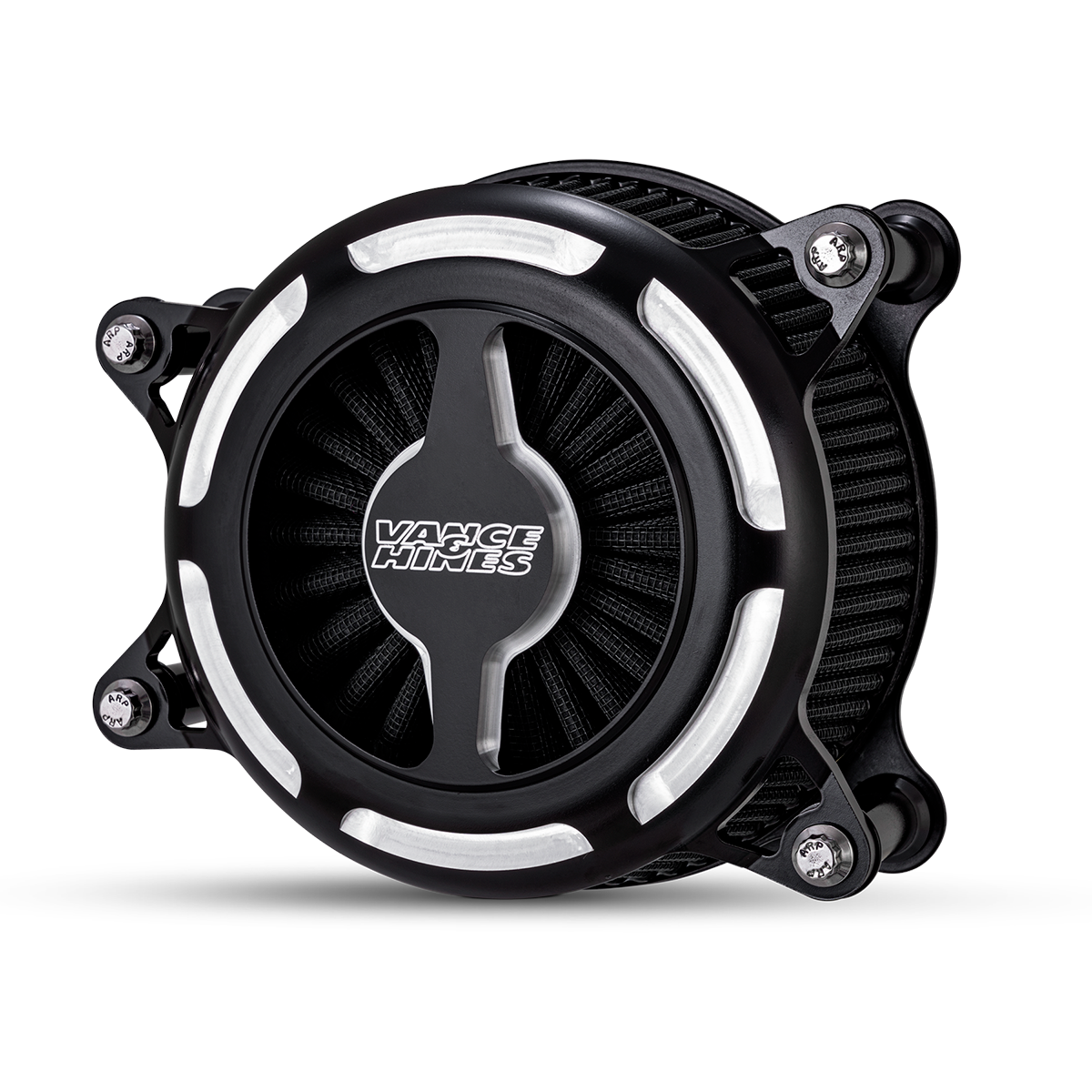 Filtro de Aire Vance & Hines VO2 Blade Negro Contraste para Harley Davidson '17-'25 Touring / '17-'25 Trike  / '18-'24 Softail