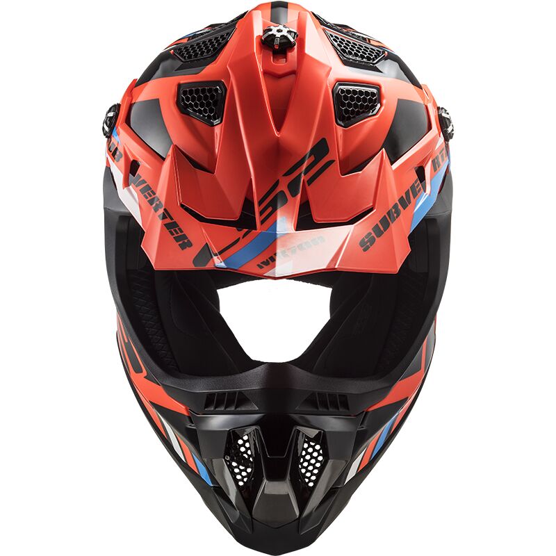 Casco Cross LS2 Subverter Stomp Naranja MX700