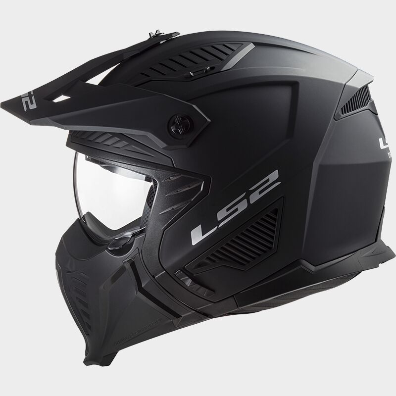 Casco Cross City LS2 Drifter Solid Negro Mate OF606