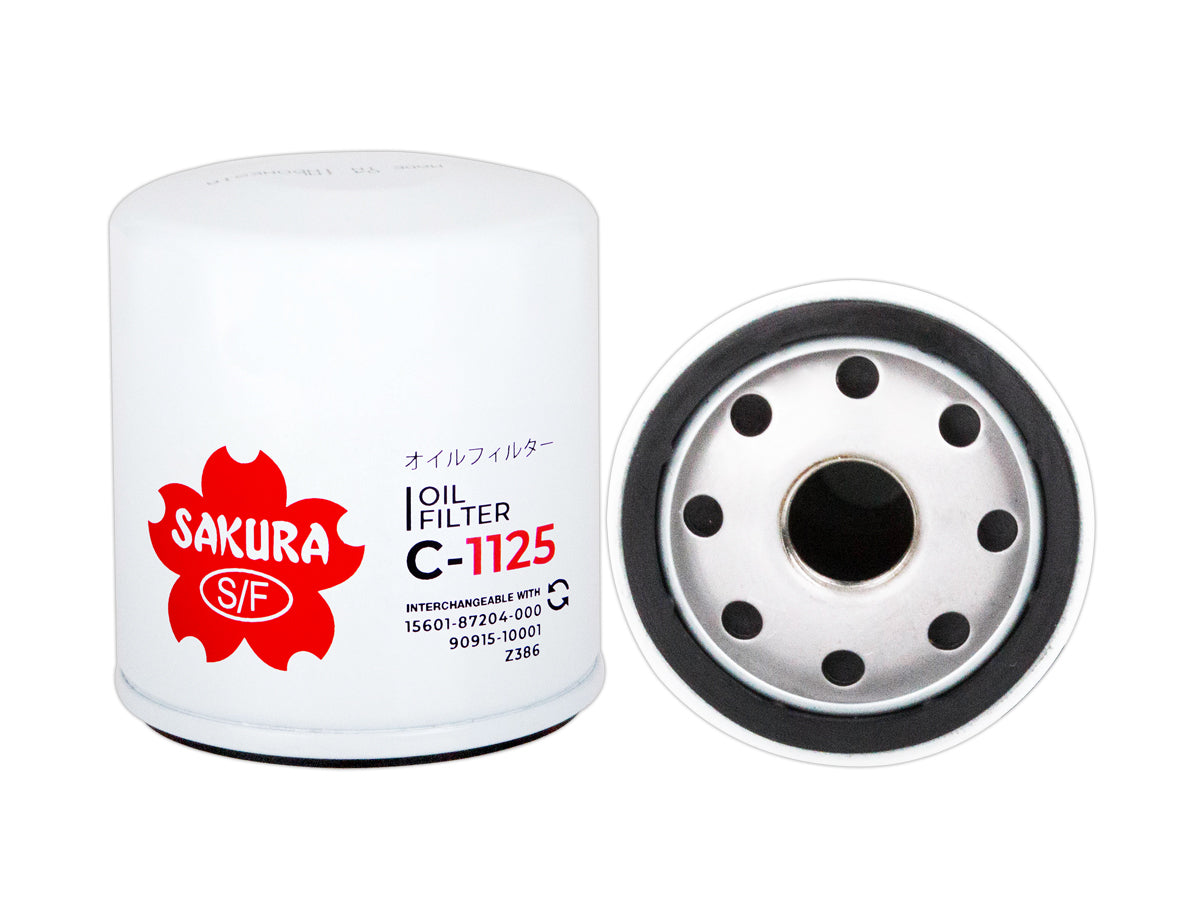 Sakura Filtro de Aceite C-1125 para Chevrolet, Inifiniti, Nissan, Suzuki, Toyota