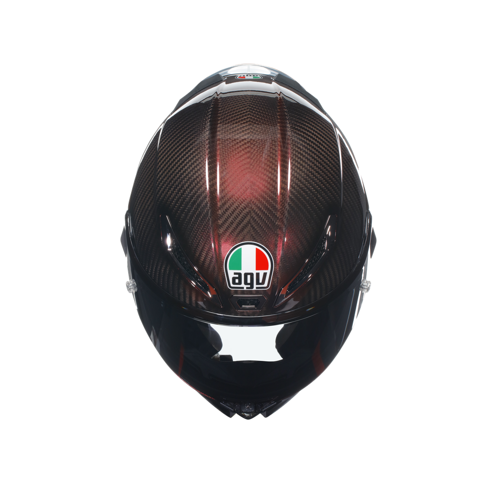 Casco Cerrado AGV Pista GP RR E2206 DOT Red Carbon