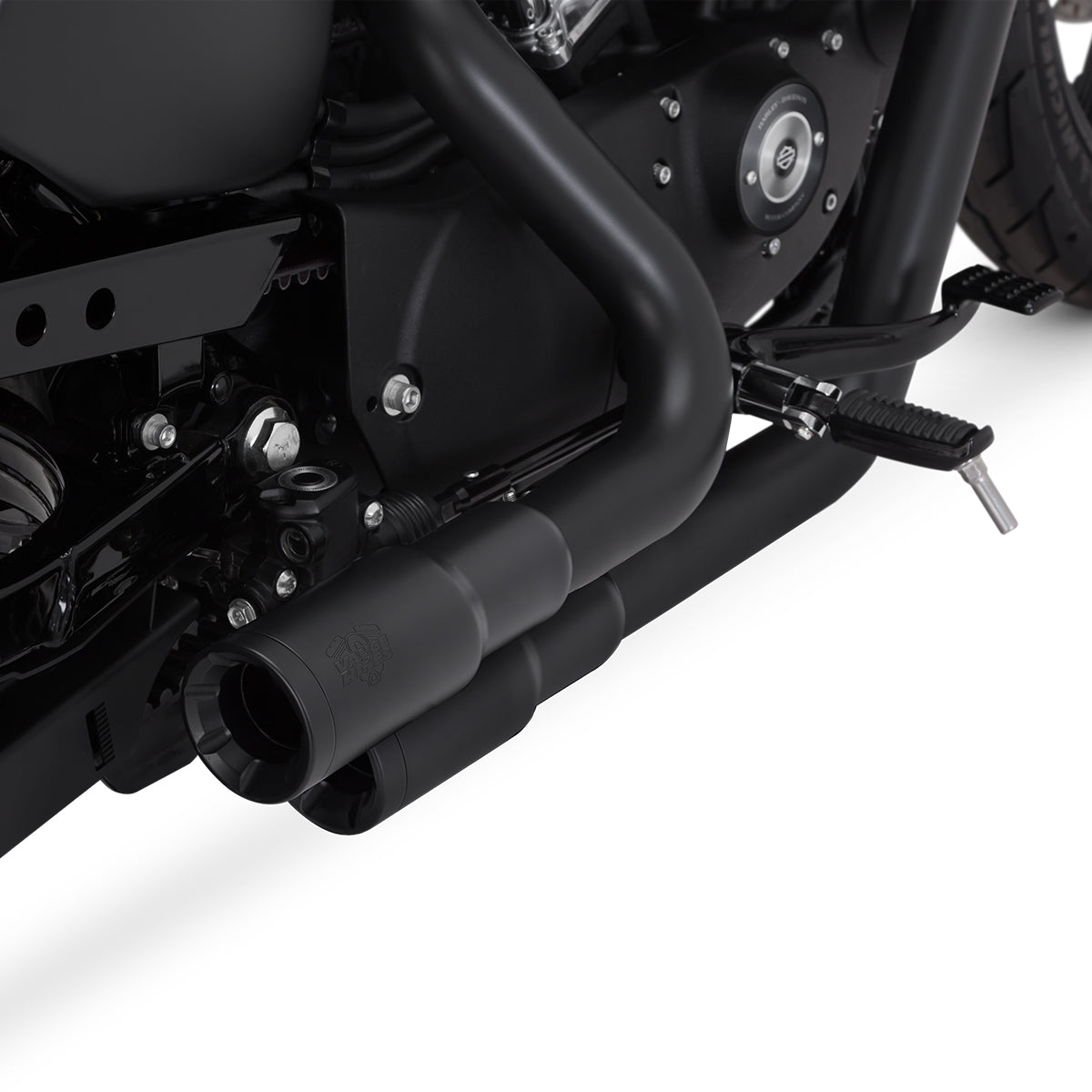 Escape Vance & Hines Mini Grenades Negro para Harley Davidson '14-'22 Sportster (Sistema Completo)