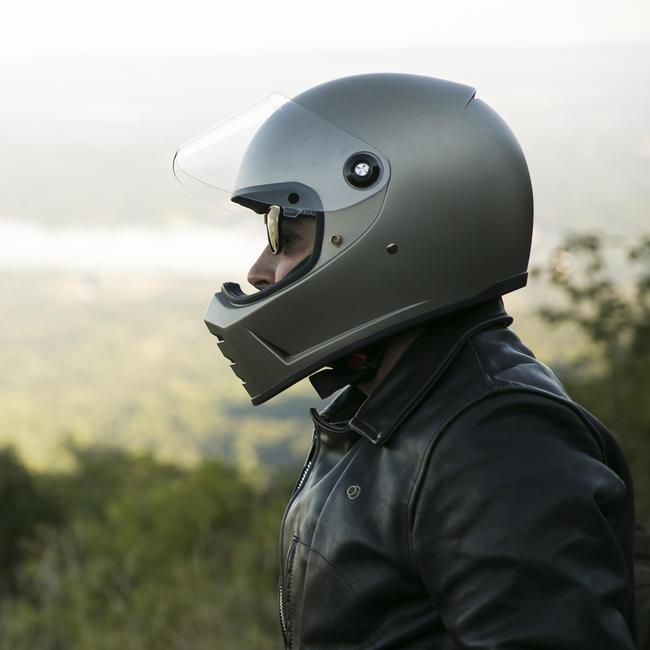 Casco Cerrado Biltwell Lane Splitter Helmet - Titanium Mate