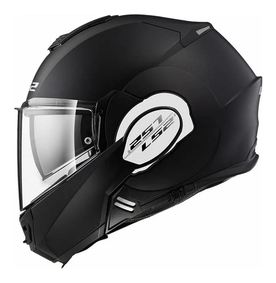 Casco Abatible LS2 Valiant 180° Solid Negro Mate FF399