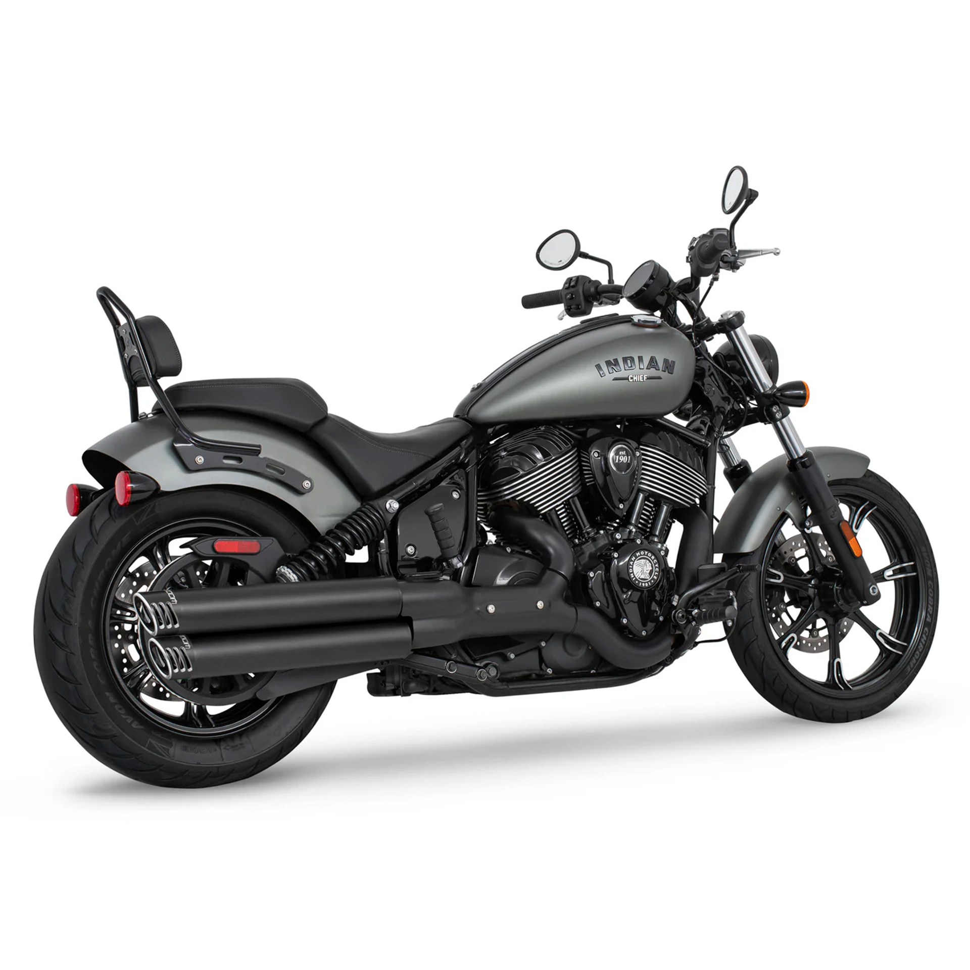 Escape Freedom Performance 3.25″ Slip Ons Negro para Indian '21-'24 Chief / Sport / Bobber / Super (Colas)