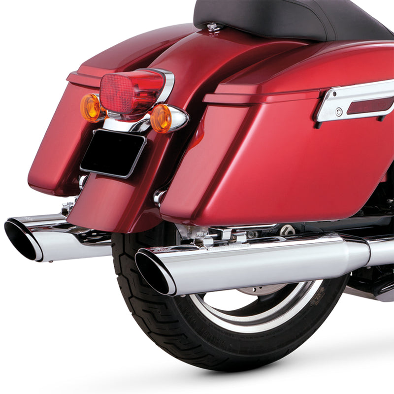 Escape Vance & Hines Switchback Twin Slash Duals Para Motocicletas Harley Davidson '12-'16 Dyna (Sistema Completo)