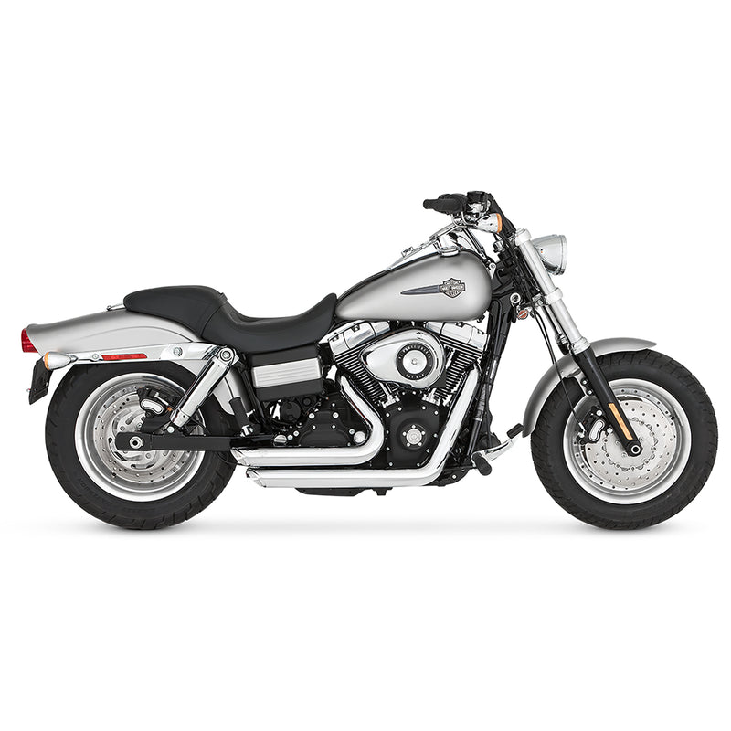 Escapes Vance & Hines Shortshots Staggered PCX Chrome Para Motocicletas Harley Davidson '06-'11 Dyna (Sistema Completo)