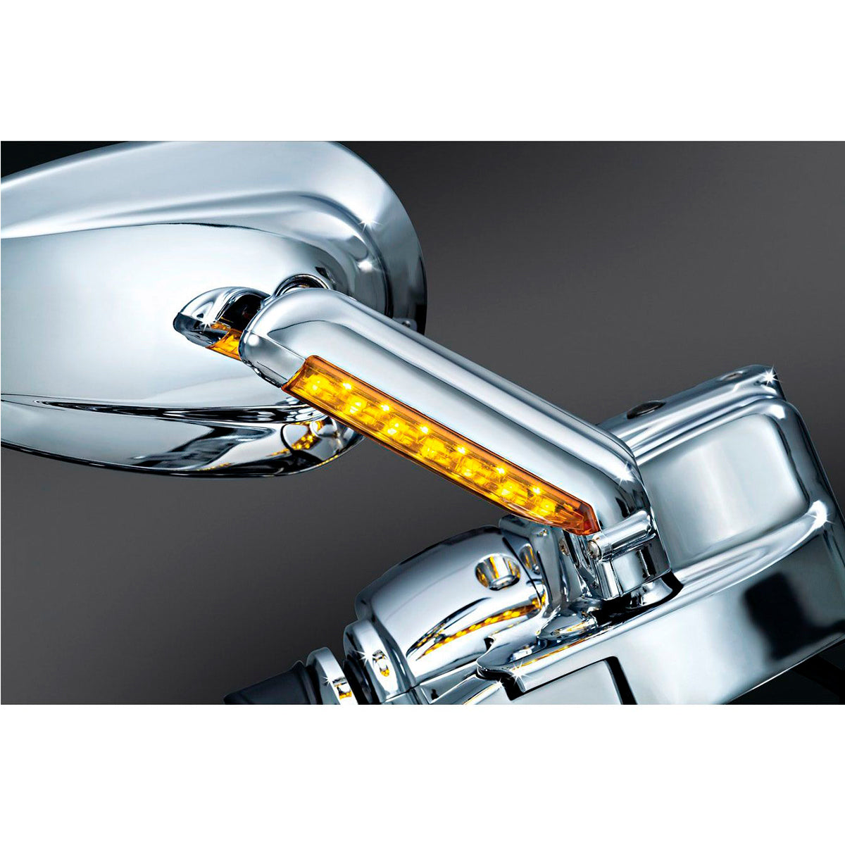 Kuryakyn Covers L.E.D. para Brazos de Espejo Harley Davidson - CHG.MX For Riders