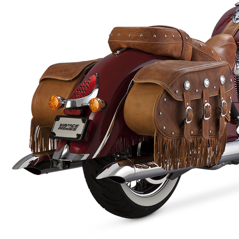 Escapes Vance & Hines Turndown Slip Ons Para Motocicletas Indian Chief '14-'21 Touring (Colas)