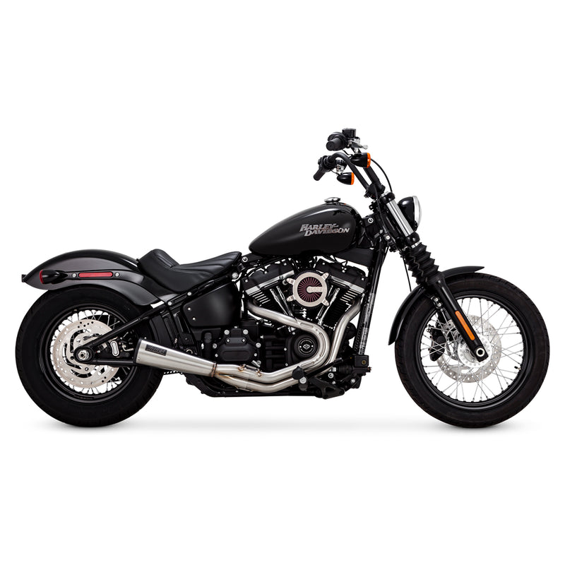 Escapes Vance & Hines Stainless 2 Into 1 Upsweep Para Motocicletas Harley Davidson '18-'20 Softail (Sistema Completo)