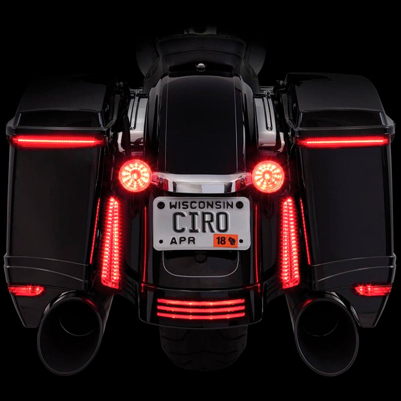 Ciro Luces Bag Blades® LED para Harley Davidson '14-'20 Touring (Con controlador)