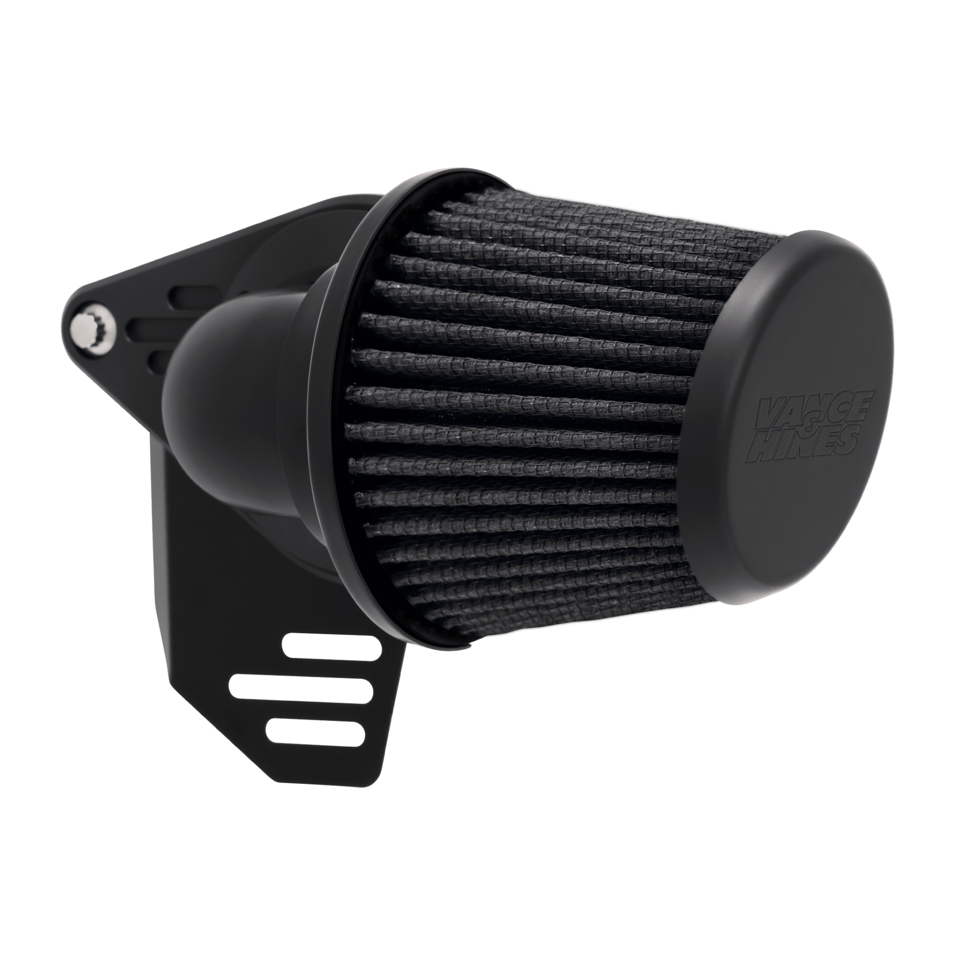 Filtro de Aire Vance & Hines VO2 Falcon Negro Mate para Harley Davidson '17-'24 Touring / '17-'24 Tri Glide / '18-'24 Softail