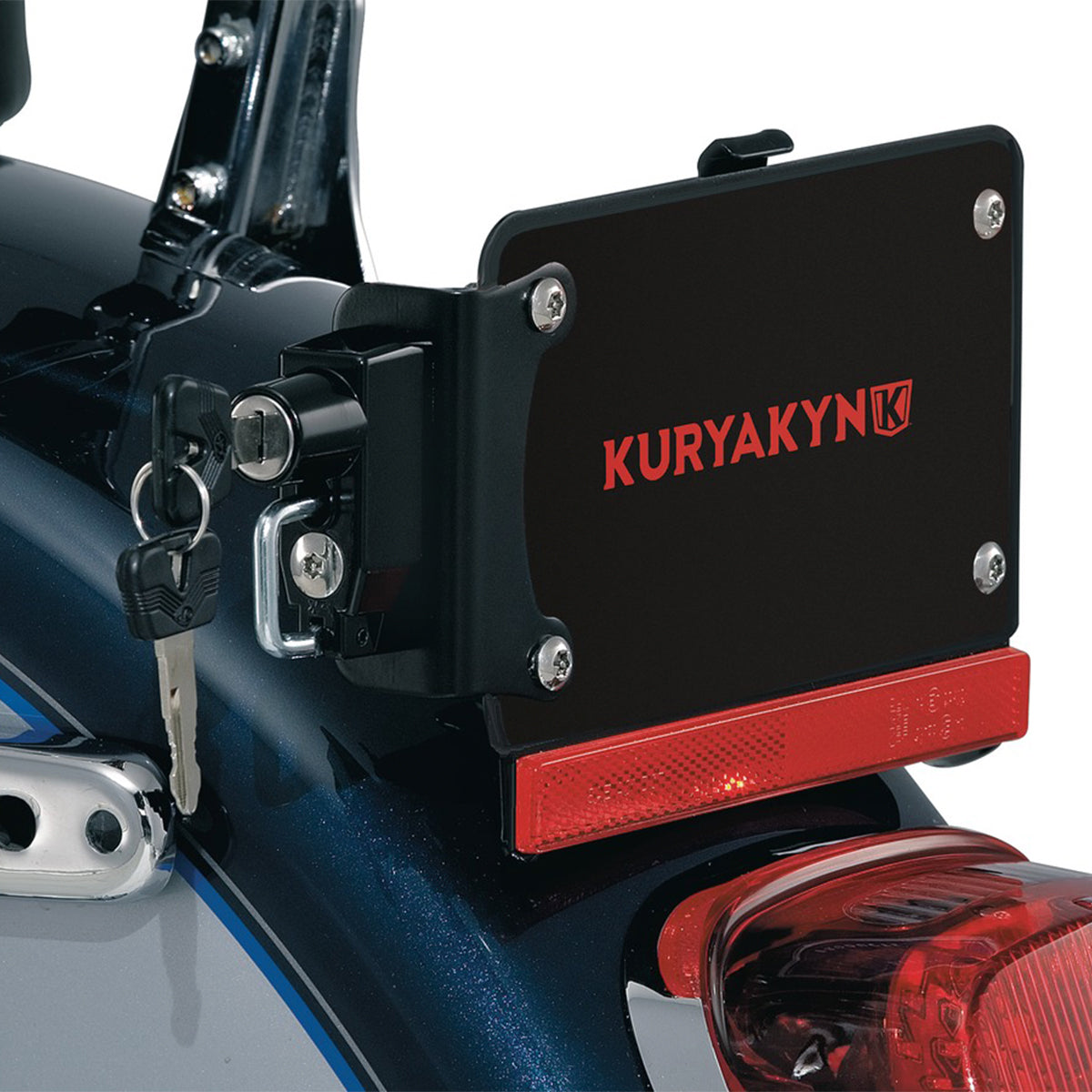 Kuryakyn Portaplacas con Candado para Casco