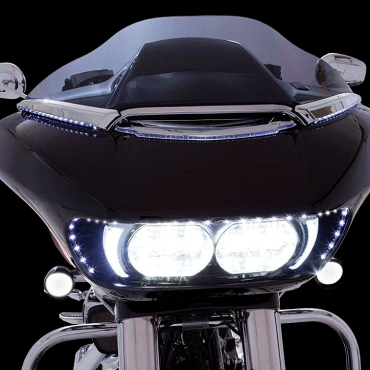 Ciro Iluminación LED para Fairing Exterior Road Blade® Harley Davidson Road Glide